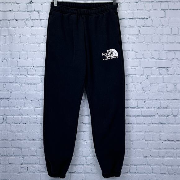 The North Face Coordinates Sweatpants Joggers Pants Black NF0A55UT Mens S Small - Picture 2 of 12